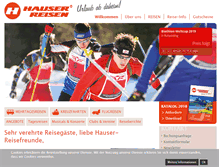 Tablet Screenshot of hauser-reisen.de